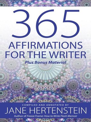 cover image of 365 Affirmations for the Writer